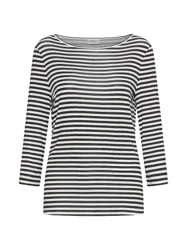 Marella Women's Striped Jersey T-Shirt | Thumbnail 1 Marella Women's Striped Jersey T-Shirt | Thumbnail 1