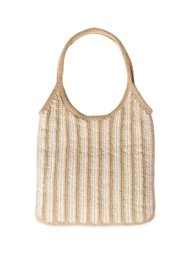 Miu Miu Women's Ivy Crochet Tote Bag - Beige Khaki | Thumbnail 3 Miu Miu Women's Ivy Crochet Tote Bag - Beige Khaki | Thumbnail 3