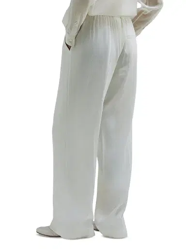 Marella Women's Linen Blend Drawstring Trousers - Wool White | Thumbnail 3 Marella Women's Linen Blend Drawstring Trousers - Wool White | Thumbnail 3