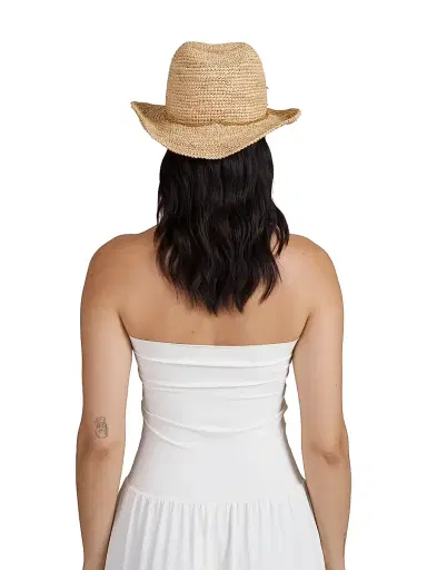 Eugenia Kim Women's Winona Raffia Cowboy Hat - Camel | Thumbnail 5 Eugenia Kim Women's Winona Raffia Cowboy Hat - Camel | Thumbnail 5