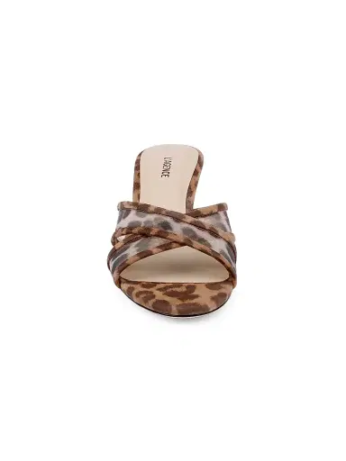 L'AGENCE Women's Padua 60MM Mesh-Suede Kitten-Heel Sandals - Leopard | Thumbnail 5 L'AGENCE Women's Padua 60MM Mesh-Suede Kitten-Heel Sandals - Leopard | Thumbnail 5