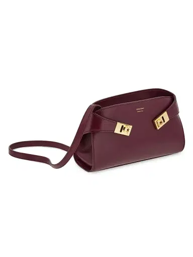 Ferragamo Women's Hug Leather Crossbody Bag | Thumbnail 3 Ferragamo Women's Hug Leather Crossbody Bag | Thumbnail 3