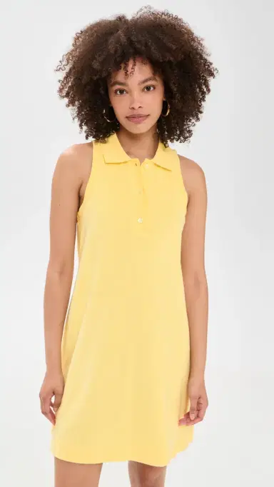 Hunza G Terry Towelling Tennis Dress Butter | Thumbnail 2 Hunza G Terry Towelling Tennis Dress Butter | Thumbnail 2