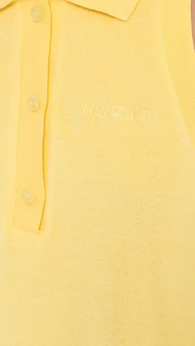 Hunza G Terry Towelling Tennis Dress Butter | Thumbnail 6 Hunza G Terry Towelling Tennis Dress Butter | Thumbnail 6