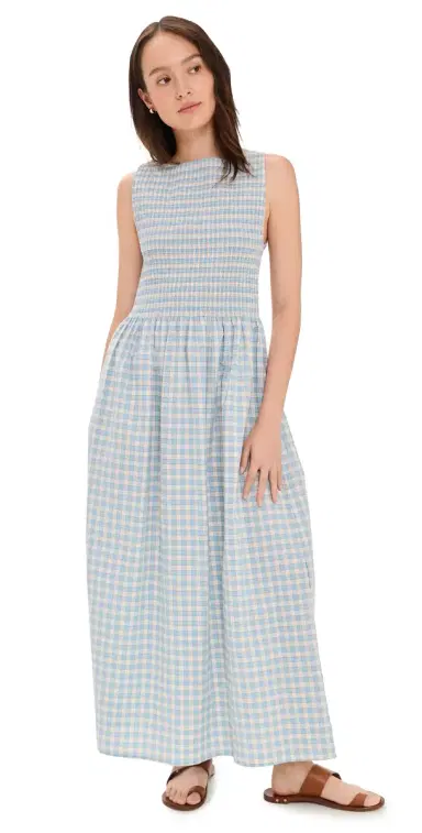 Hill House Home The Cosima Nap Dress Blue/Red Gingham M | Thumbnail 1 Hill House Home The Cosima Nap Dress Blue/Red Gingham M | Thumbnail 1