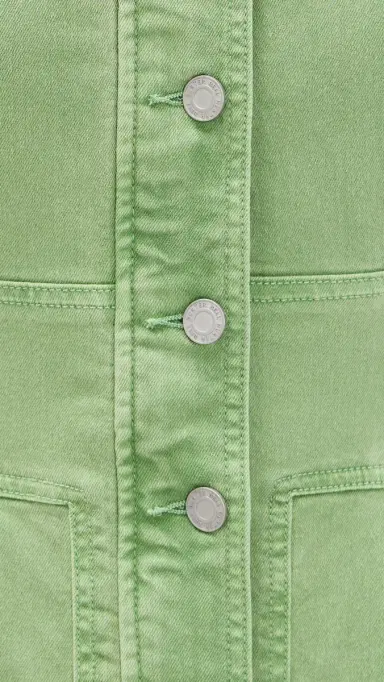Hunter Bell Thompson Dress Leaf Green Denim | Thumbnail 6 Hunter Bell Thompson Dress Leaf Green Denim | Thumbnail 6