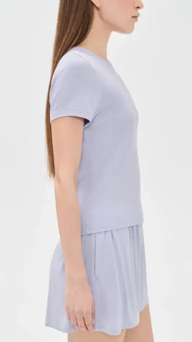 Lunya oft Modal Rib Tee Shorts et Quiet Lilac | Thumbnail 4 Lunya oft Modal Rib Tee Shorts et Quiet Lilac | Thumbnail 4