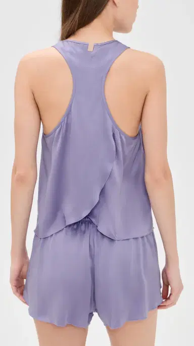 Lunya Washable Silk Tulip Back Pajama Set orning Wisteria | Thumbnail 3 Lunya Washable Silk Tulip Back Pajama Set orning Wisteria | Thumbnail 3