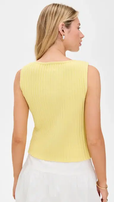 Free People Tilly Vest ellow Yellow | Thumbnail 3 Free People Tilly Vest ellow Yellow | Thumbnail 3