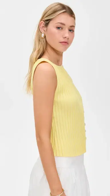 Free People Tilly Vest ellow Yellow | Thumbnail 4 Free People Tilly Vest ellow Yellow | Thumbnail 4