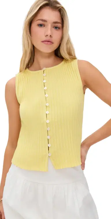 Free People Tilly Vest ellow Yellow | Thumbnail 1 Free People Tilly Vest ellow Yellow | Thumbnail 1