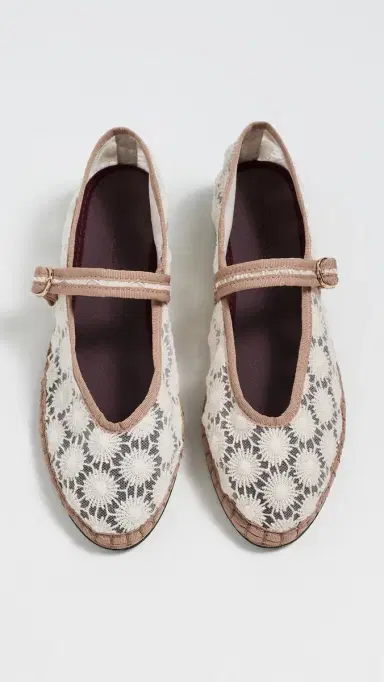 Flabelus Pierre Embroidered Flats Sunflower 36 | Thumbnail 5 Flabelus Pierre Embroidered Flats Sunflower 36 | Thumbnail 5