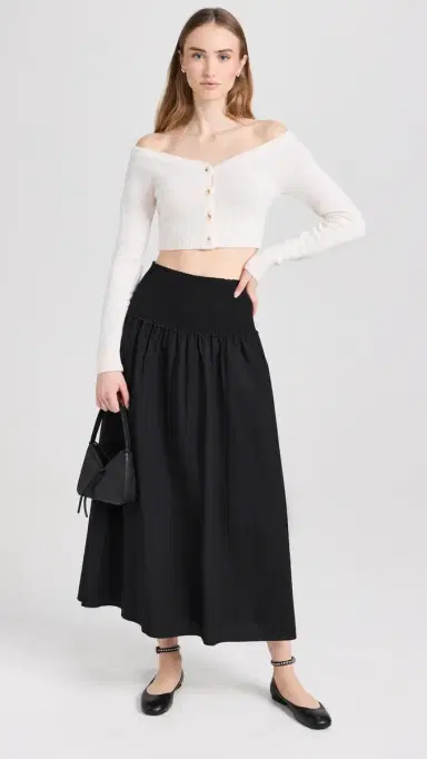 Hill House Home The Delphine Nap Skirt Black | Thumbnail 5 Hill House Home The Delphine Nap Skirt Black | Thumbnail 5