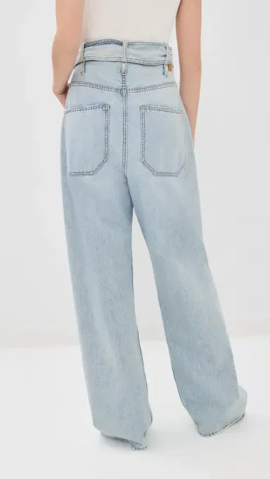 DARKPARK Dalila Relaxed Tencel Jeans Bleach Baby Blue | Thumbnail 3 DARKPARK Dalila Relaxed Tencel Jeans Bleach Baby Blue | Thumbnail 3