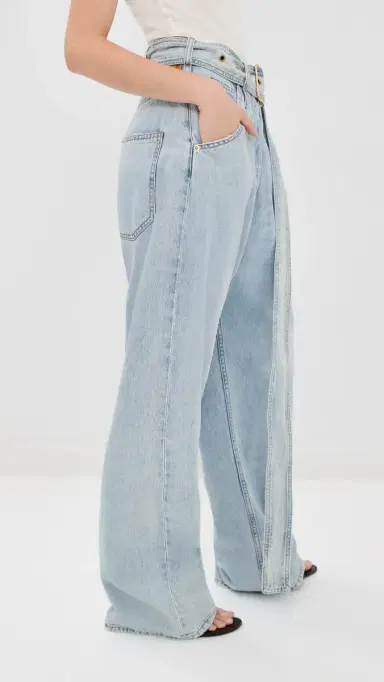 DARKPARK Dalila Relaxed Tencel Jeans Bleach Baby Blue | Thumbnail 4 DARKPARK Dalila Relaxed Tencel Jeans Bleach Baby Blue | Thumbnail 4