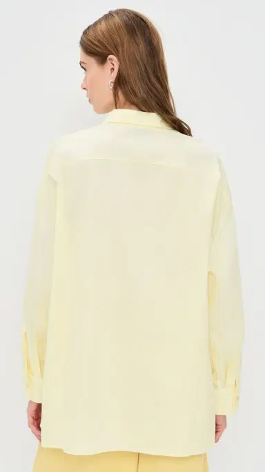 The Latest Daria Crinkled Effect Shirt Light Yellow M | Thumbnail 3 The Latest Daria Crinkled Effect Shirt Light Yellow M | Thumbnail 3