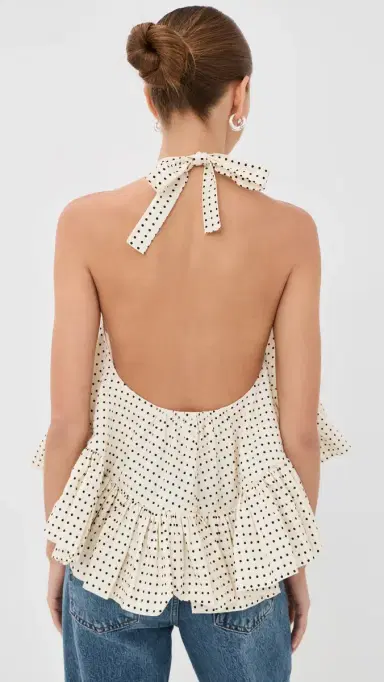 AZEEZA Winston Printed Poplin Top | Thumbnail 3 AZEEZA Winston Printed Poplin Top | Thumbnail 3