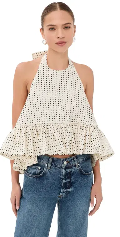 AZEEZA Winston Printed Poplin Top | Thumbnail 1 AZEEZA Winston Printed Poplin Top | Thumbnail 1