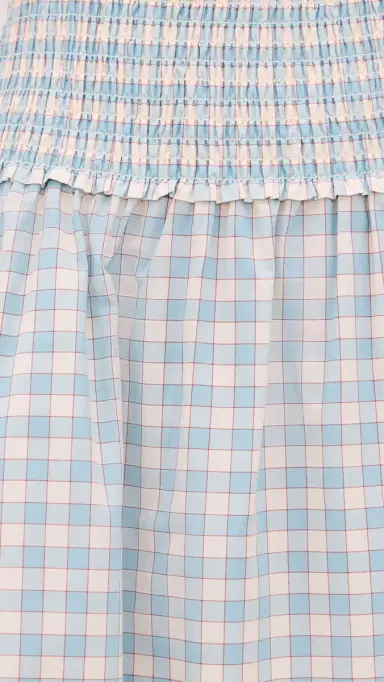 Hill House Home The Delphine Nap Skirt Blue/Red Gingham | Thumbnail 6 Hill House Home The Delphine Nap Skirt Blue/Red Gingham | Thumbnail 6