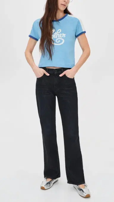MOTHER Petite Lil Reifler Jeans Starry-Eyed | Thumbnail 5 MOTHER Petite Lil Reifler Jeans Starry-Eyed | Thumbnail 5