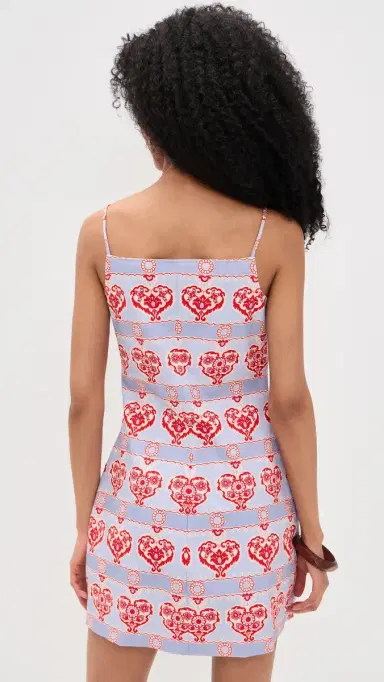 Hill House Home The Fae Dress Poppy Damask Stripe S | Thumbnail 3 Hill House Home The Fae Dress Poppy Damask Stripe S | Thumbnail 3