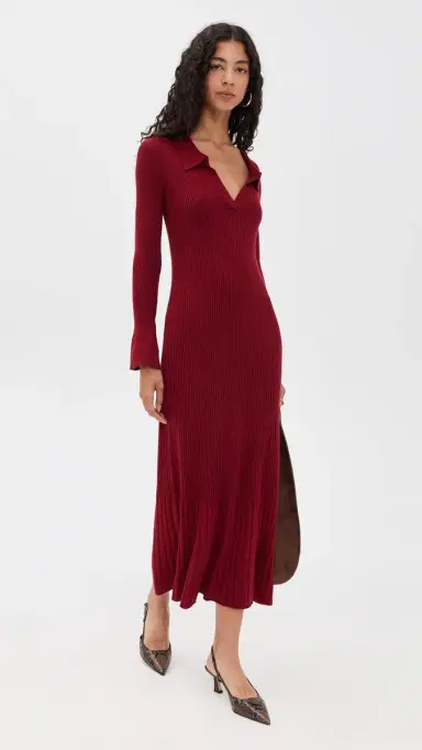 o.p.t o. p.t Nicole Dress Burgundy L | Thumbnail 5 o.p.t o. p.t Nicole Dress Burgundy L | Thumbnail 5