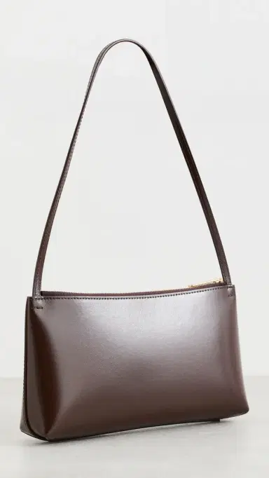MANSUR GAVRIEL Gaia Shoulder Bag Chocolate/Warm Grey One Size | Thumbnail 4 MANSUR GAVRIEL Gaia Shoulder Bag Chocolate/Warm Grey One Size | Thumbnail 4