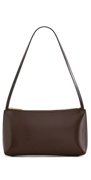 MANSUR GAVRIEL Gaia Shoulder Bag Chocolate/Warm Grey One Size | Thumbnail 1 MANSUR GAVRIEL Gaia Shoulder Bag Chocolate/Warm Grey One Size | Thumbnail 1