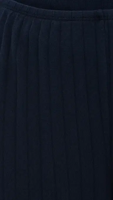 DONNI. The Pointelle Simple Crop Pants Navy | Thumbnail 6 DONNI. The Pointelle Simple Crop Pants Navy | Thumbnail 6