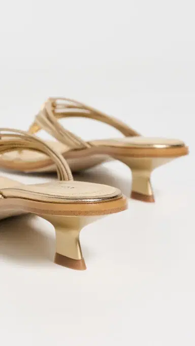 Andrea Gomez Fern Sandals Gold Leather | Thumbnail 4 Andrea Gomez Fern Sandals Gold Leather | Thumbnail 4