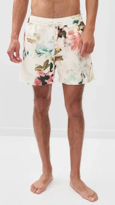 Simkhai Lowell wim Shorts 4 Watercolor Floral | Thumbnail 2 Simkhai Lowell wim Shorts 4 Watercolor Floral | Thumbnail 2