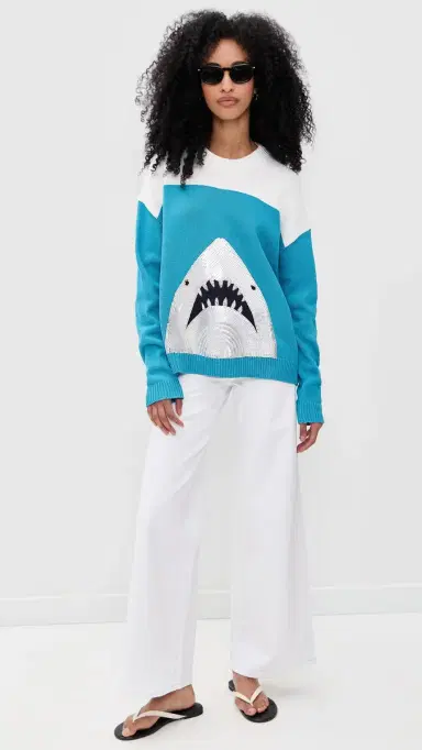 STAUD Reya Sweater Great White | Thumbnail 5 STAUD Reya Sweater Great White | Thumbnail 5