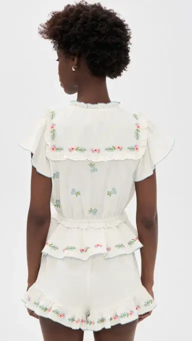 Show Me Your Mumu Romey Top Wild eadow Embroidery | Thumbnail 3 Show Me Your Mumu Romey Top Wild eadow Embroidery | Thumbnail 3