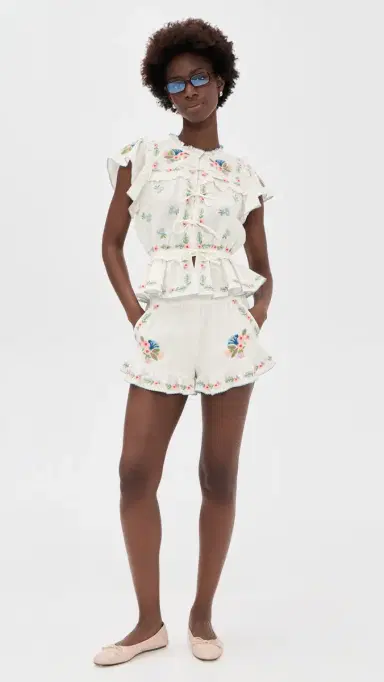 Show Me Your Mumu Romey Top Wild eadow Embroidery | Thumbnail 5 Show Me Your Mumu Romey Top Wild eadow Embroidery | Thumbnail 5