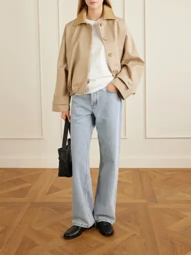 RÓHE Suede-trimmed Cotton Blouson Jacket | Thumbnail 2 RÓHE Suede-trimmed Cotton Blouson Jacket | Thumbnail 2