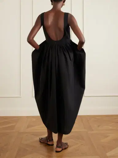RÓHE Open-back Cotton-blend Maxi Dress | Thumbnail 3 RÓHE Open-back Cotton-blend Maxi Dress | Thumbnail 3