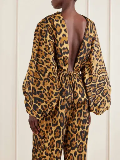 Alaïa Leopard-print Shell Bodysuit | Thumbnail 4 Alaïa Leopard-print Shell Bodysuit | Thumbnail 4
