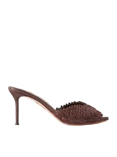 Aquazzura Rio Flirt 75 Raffia Mules | Thumbnail 1 Aquazzura Rio Flirt 75 Raffia Mules | Thumbnail 1
