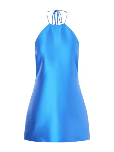 BERNADETTE Crepe Halterneck Mini Dress | Thumbnail 1 BERNADETTE Crepe Halterneck Mini Dress | Thumbnail 1