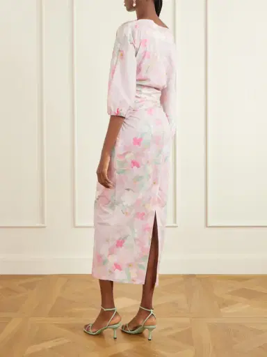 BERNADETTE Ezra Floral-print Cotton-blend Midi Dress | Thumbnail 3 BERNADETTE Ezra Floral-print Cotton-blend Midi Dress | Thumbnail 3