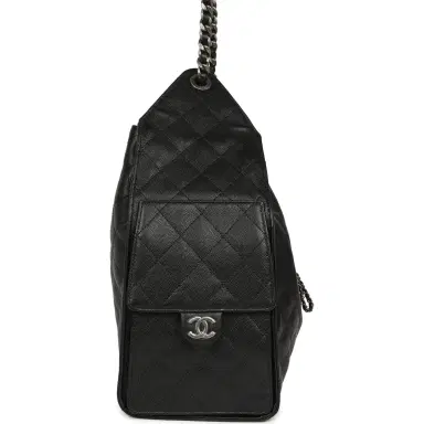 Chanel Chanel Medium 25 Hobo Bag Black Caviar Aged Ruthenium Hardware | Thumbnail 3 Chanel Chanel Medium 25 Hobo Bag Black Caviar Aged Ruthenium Hardware | Thumbnail 3