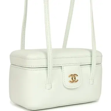 Chanel Chanel Preppy Coco Long Vanity with Straps Light Blue Shiny Caviar Brushed Gold Hardware | Thumbnail 2 Chanel Chanel Preppy Coco Long Vanity with Straps Light Blue Shiny Caviar Brushed Gold Hardware | Thumbnail 2