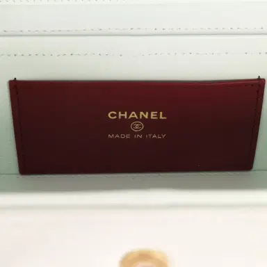 Chanel Chanel Preppy Coco Long Vanity with Straps Light Blue Shiny Caviar Brushed Gold Hardware | Thumbnail 9 Chanel Chanel Preppy Coco Long Vanity with Straps Light Blue Shiny Caviar Brushed Gold Hardware | Thumbnail 9