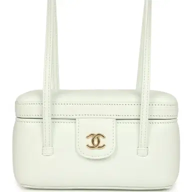 Chanel Chanel Preppy Coco Long Vanity with Straps Light Blue Shiny Caviar Brushed Gold Hardware | Thumbnail 1 Chanel Chanel Preppy Coco Long Vanity with Straps Light Blue Shiny Caviar Brushed Gold Hardware | Thumbnail 1