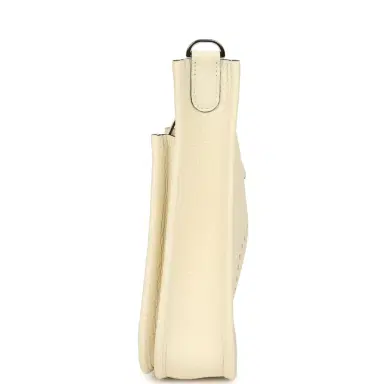 HERMÈS Hermes Evelyne 23 Cream Clemence Palladium Hardware | Thumbnail 3 HERMÈS Hermes Evelyne 23 Cream Clemence Palladium Hardware | Thumbnail 3