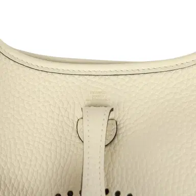 HERMÈS Hermes Evelyne TPM Cream Clemence Gold Hardware | Thumbnail 7 HERMÈS Hermes Evelyne TPM Cream Clemence Gold Hardware | Thumbnail 7