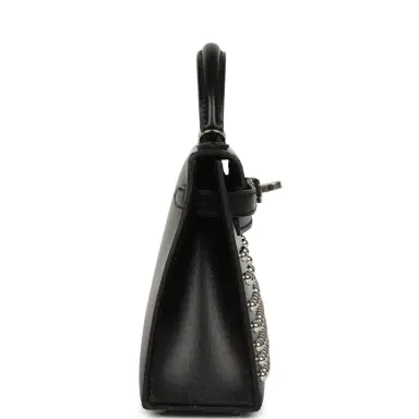 HERMÈS Hermes Kelly Sellier 20 Clouté Black Box Palladium Hardware | Thumbnail 3 HERMÈS Hermes Kelly Sellier 20 Clouté Black Box Palladium Hardware | Thumbnail 3
