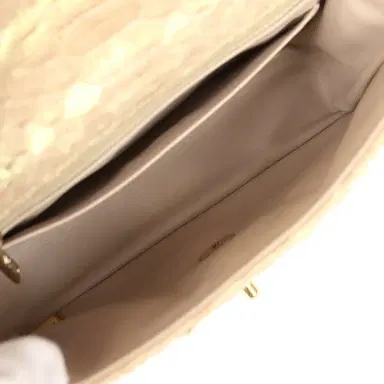 Chanel Pre-owned Chanel Mini Rectangular Flap Bag Iridescent Gold Python Gold Hardware | Thumbnail 8 Chanel Pre-owned Chanel Mini Rectangular Flap Bag Iridescent Gold Python Gold Hardware | Thumbnail 8