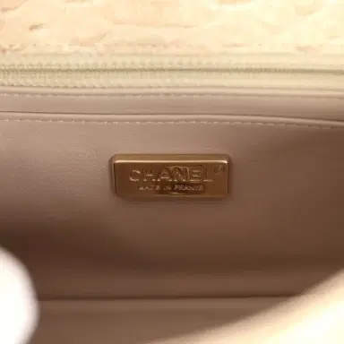 Chanel Pre-owned Chanel Mini Rectangular Flap Bag Iridescent Gold Python Gold Hardware | Thumbnail 9 Chanel Pre-owned Chanel Mini Rectangular Flap Bag Iridescent Gold Python Gold Hardware | Thumbnail 9