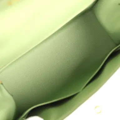 HERMÈS Pre-owned Hermes Kelly Sellier 28 Vert Criquet Epsom Gold Hardware | Thumbnail 8 HERMÈS Pre-owned Hermes Kelly Sellier 28 Vert Criquet Epsom Gold Hardware | Thumbnail 8